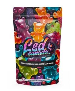 500MG MDMA Gummy Bears – Grape Lemonade