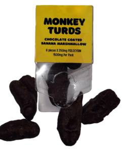 Monkey Turds: Chocolate Coated Psilocybin Banana Marshmallows