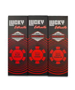 “Lucky Extracts” 2ml Distillate Pen – Sativa