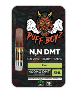 Puff Boyz DMT Vape Cartridge - Pear Flavor 400MG for Sale