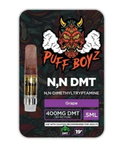 Buy Puff Boyz DMT Vape - Potent Grape Cartridge 400MG
