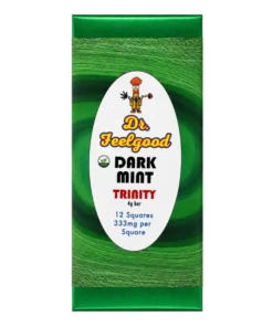 Dark Mint Mushroom Bar